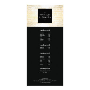 Faux Guld Confetti Dots Mönster Modern Reklamkort