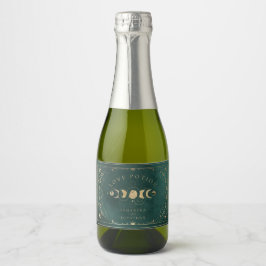 Faux Guld & Emerald Grönt Tarot Celestial Bröllop