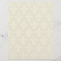 Faux guld fleur de lis mönster förskönades