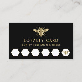 Faux guld foil be loyalty card visitkort