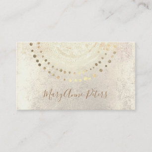 Faux guld foil decor visitkort