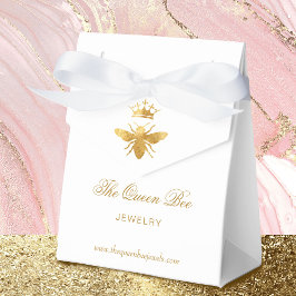 Faux guld foil drottbe presentaskar