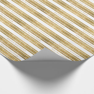 Faux Guld Glitter Anpassningsbar  Birthday Papper  Presentpapper