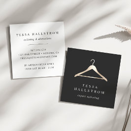 Faux Guld Hanger | Sjömansfartyg, sjömansbyte Fyrkantigt Visitkort
