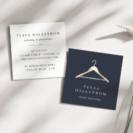 Faux Guld Hanger | Sjömansfartyg, sjömansbyte Fyrkantigt Visitkort