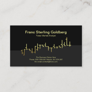 Faux Guld Lagrar Exchange Graph futures Market Visitkort