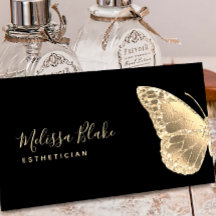 Faux guld logotyp affärskort