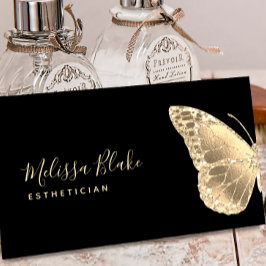 Faux guld logotyp affärskort visitkort