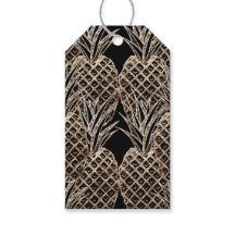 Faux Guld Löv Pineapple Collage