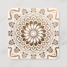 Faux Guld Mandala Medallion Yoga Healing