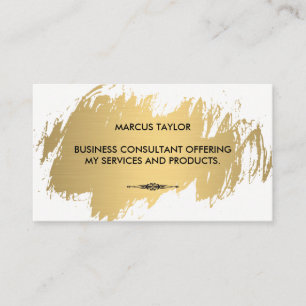 Faux Guld med Embelled Inslag Visitkort