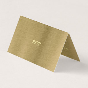 Faux Guld Metall Struktur Photo OSA kort