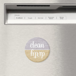 Faux Guld och Silver Glitter Dishwasher Magnet