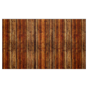 Faux Guld Orange Rustic Wood Tyg