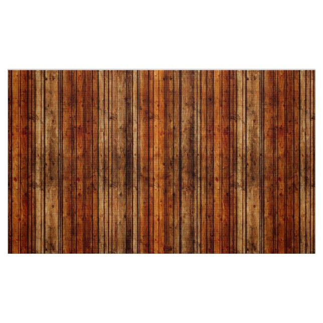 Faux Guld Orange Rustic Wood Tyg (Fat Quarter)