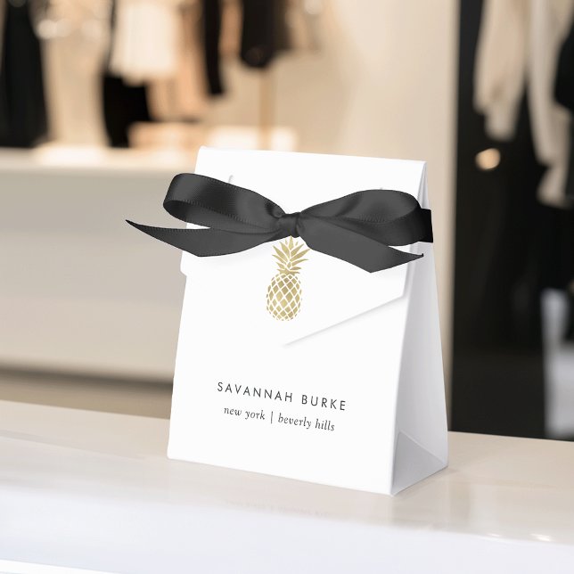 Faux Guld Pineapple Boutique Presentaskar (Skapare uppladdad)