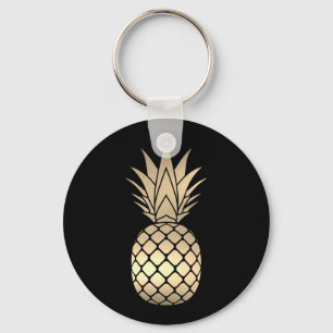 Faux Guld Pineapple Keychain Nyckelring