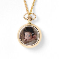 Faux Guld Roman Numerals & Anpassningsbar Photo