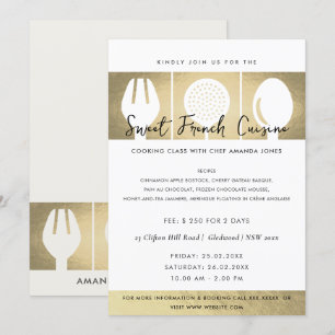 FAUX GULD SPOON FORK COOKERY CLASS INBJUDAN MALL