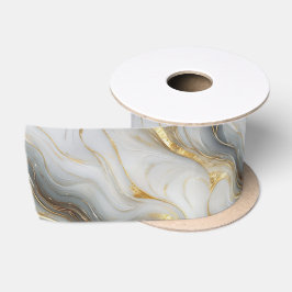 Faux Guld White Grått Marbling
