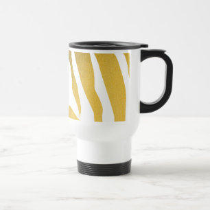 Faux Guld Zebra tryck Rand Mönster Resemugg