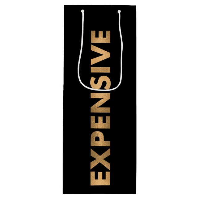 Faux guldfet Elegant på svart (Framsidan)