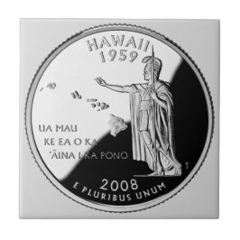Faux Hawaii State Quarter Kakelplatta