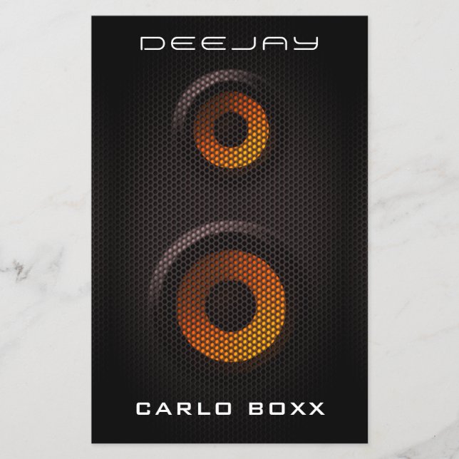 Faux-högtalare Flygblad (Framsidan)