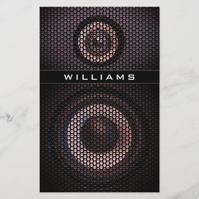 Faux-högtalare ser ut flygblad (Framsidan)