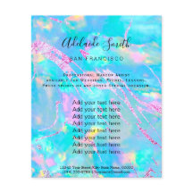 FAUX-holograf för akvapenopalsten