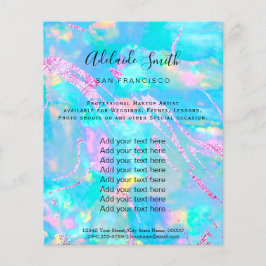 FAUX-holograf för akvapenopalsten Flygblad