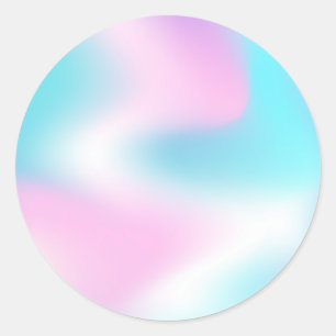 Faux Holografisk Anpassningsbar Runt Klistermärke