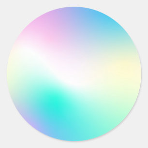Faux Holografisk Anpassningsbar Trendig Classic Ro Runt Klistermärke