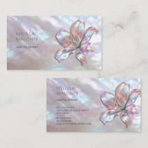 FAUX Holografisk Iridescent Lilja
