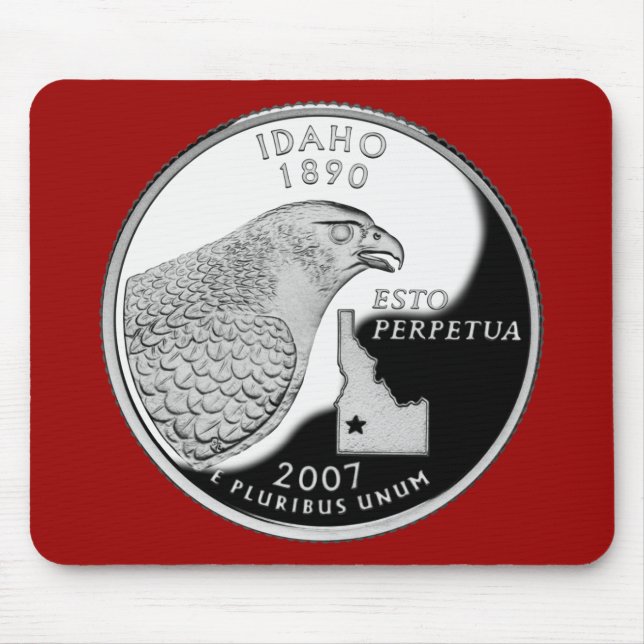 Faux Idaho State Quarter Musmatta (Framsidan)