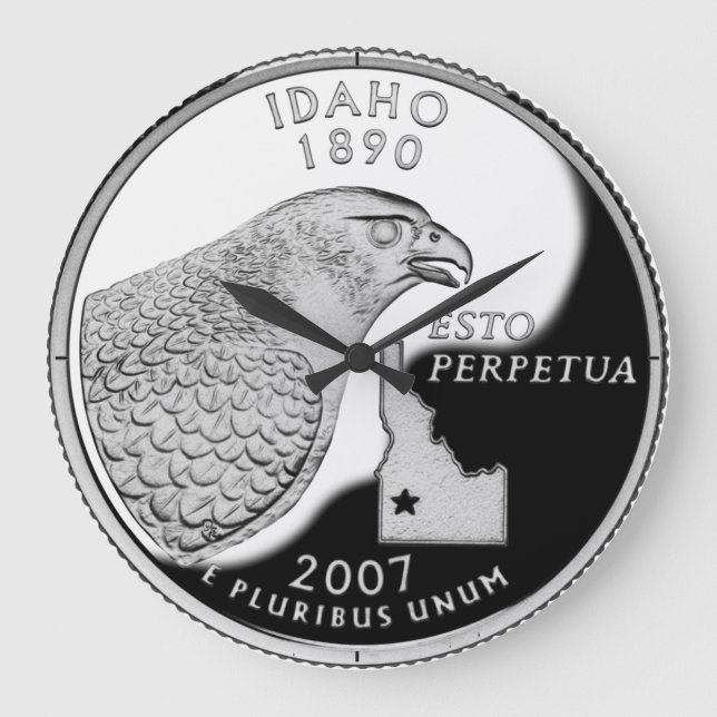 Faux Idaho State Quarter Stor Klocka (Framsida)