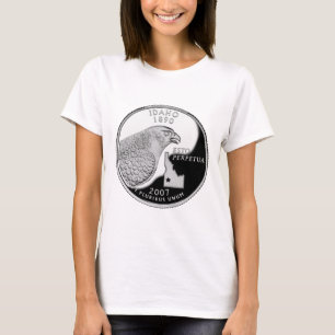 Faux Idaho State Quarter T Shirt
