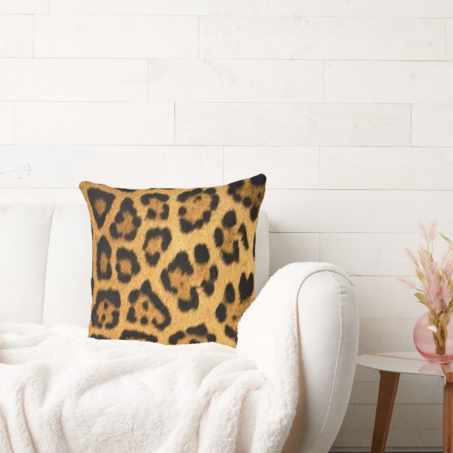 Faux Jaguar Skin Dekorativ kudde (Soffa)