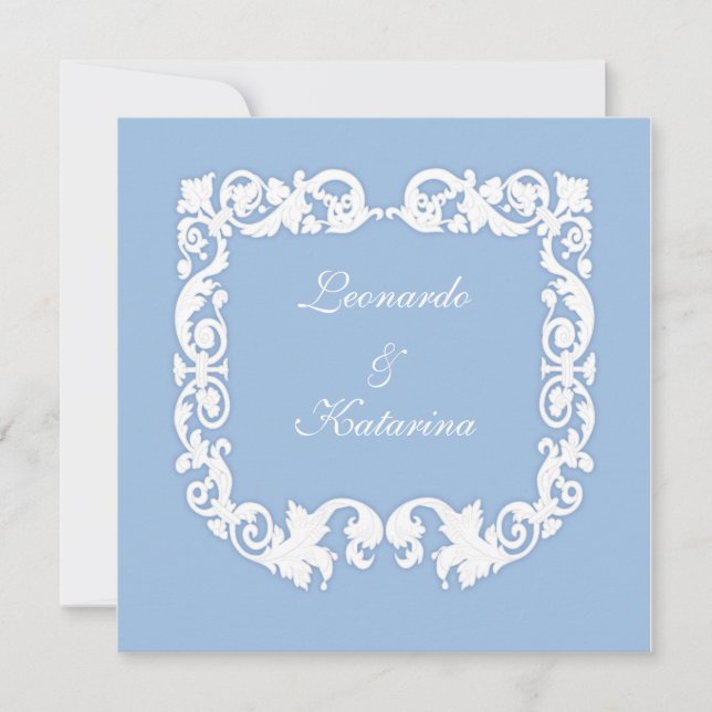 Faux Jasperware Inbjudningar (Framsida)