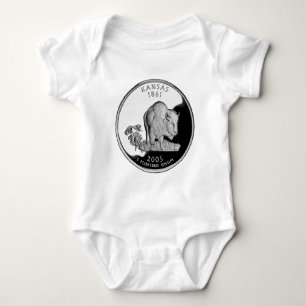 Faux Kansas-statskvartal T Shirt