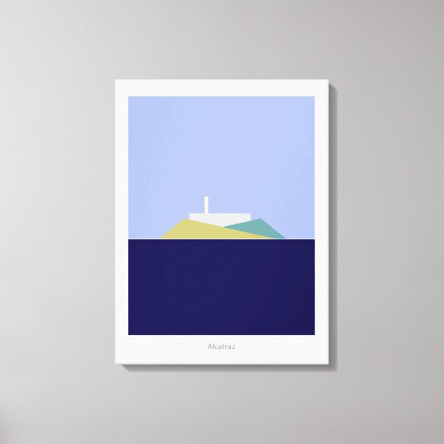 Faux-Kanvastrycket i Alcatraz Canvastryck (Framsida)
