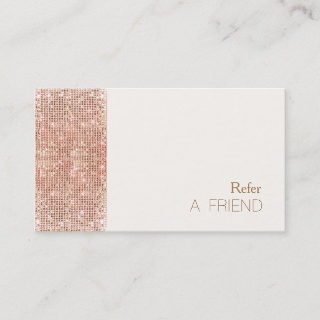 FAUX-kopparsekvin - kundlojalitet för referenskund Rabattkort (Framsida)