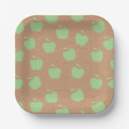 Faux Kraft Rustic Apple från min Öga-babyskor