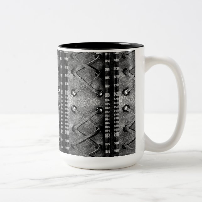 Faux Lacther Struktur Coffee Mugg (Höger)