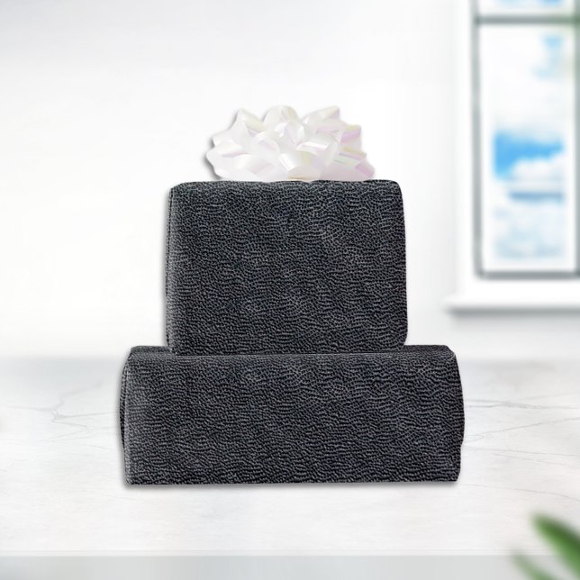 Faux-läder av träkol presentpapper (Skapare uppladdad)