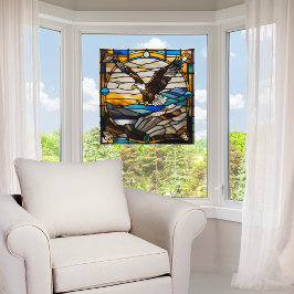 Faux-lagat glas Örn under flygning