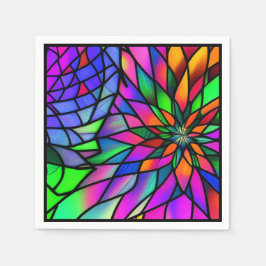 Faux-lagat glas pappersservett