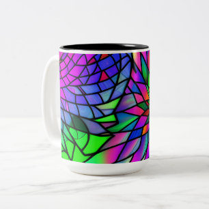 Faux-lagat glas Två-Tonad mugg