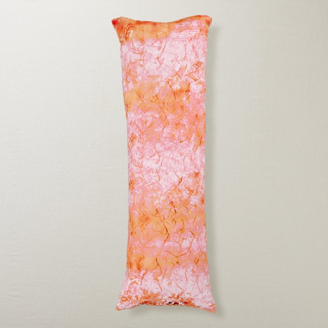 Faux laxläder, benvitt kroppskudde (Framsidan Vertikal)