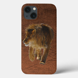Faux Leather & African Lejon Device Fodral
